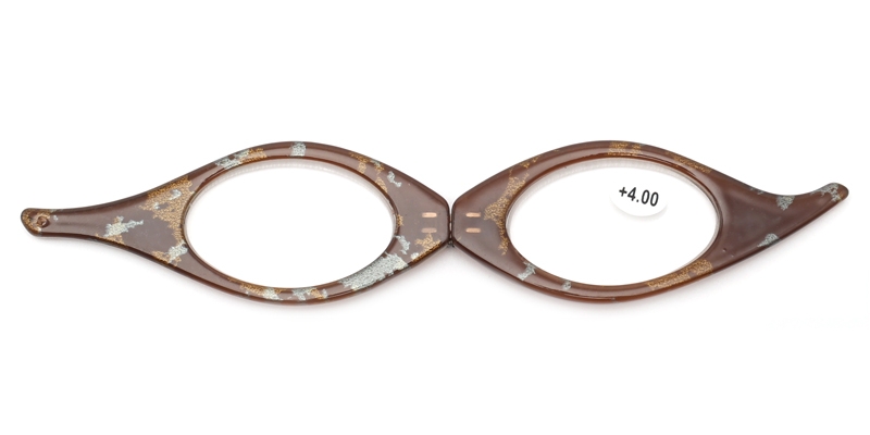 Cateye Lasam-Brown Glasses