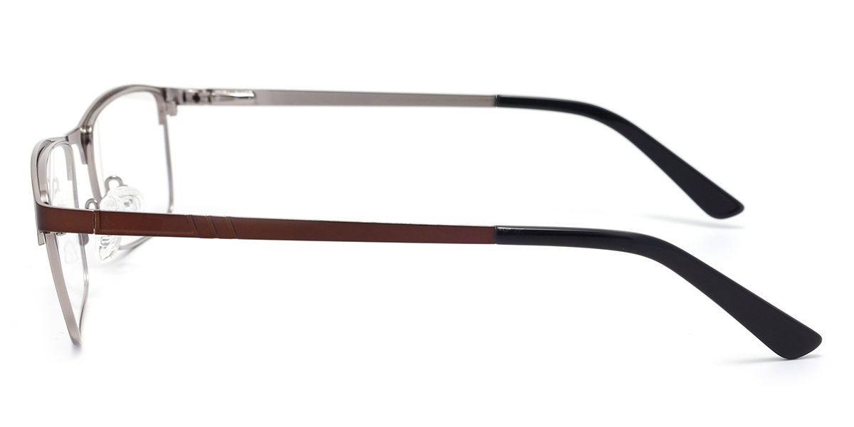 Rectangle Walsh-Brown/Black Glasses