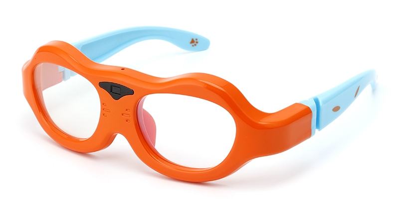 Oval Mia -Orange Glasses 