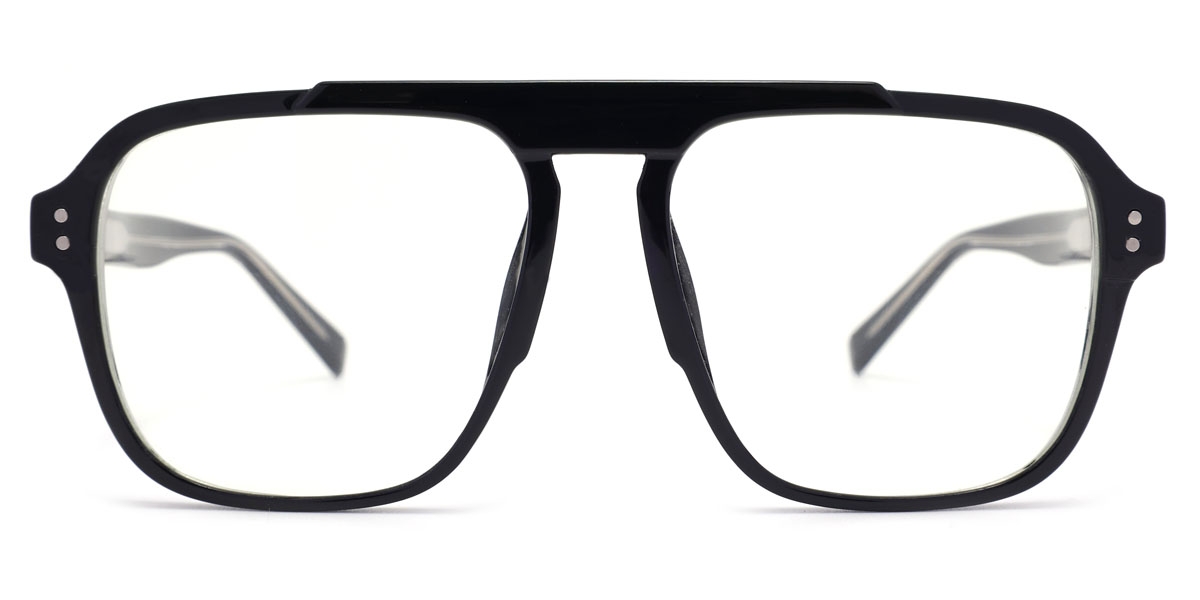 Square Neal-Black Glasses