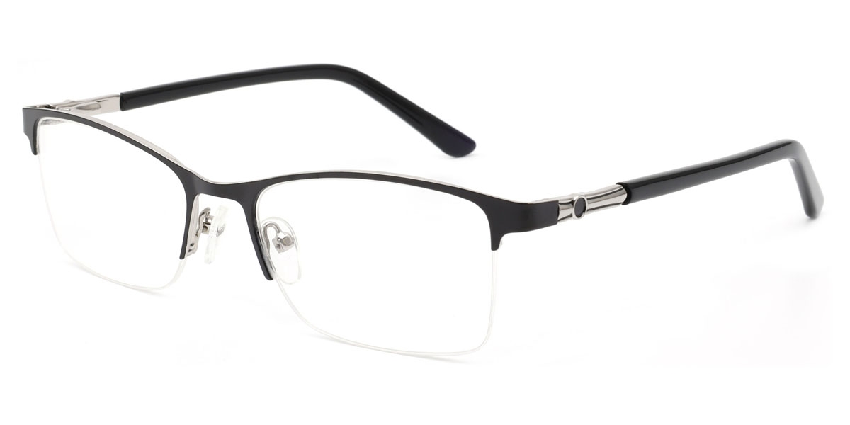 Rectangle Wind - Black Glasses