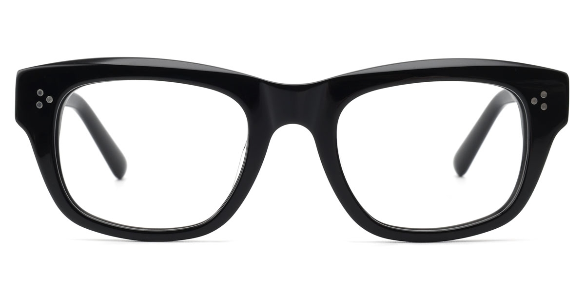 Rectangle Sage-Black Glasses