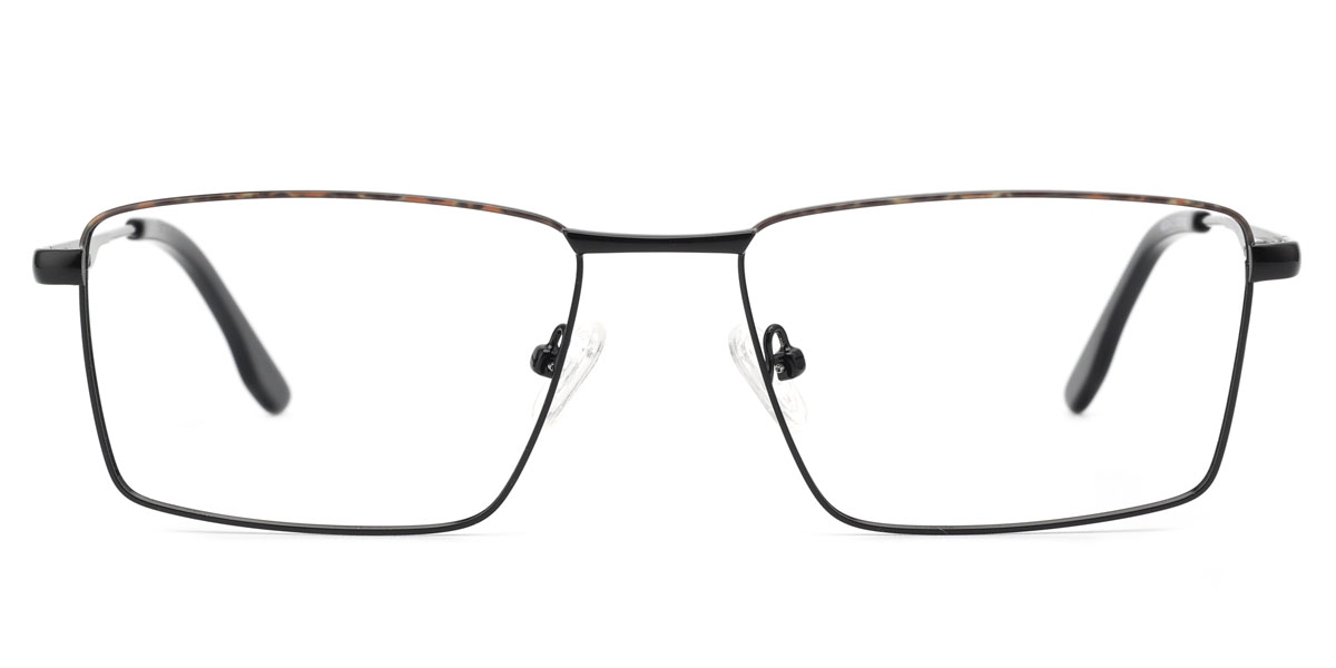 Rectangle Grayer-Black Glasses