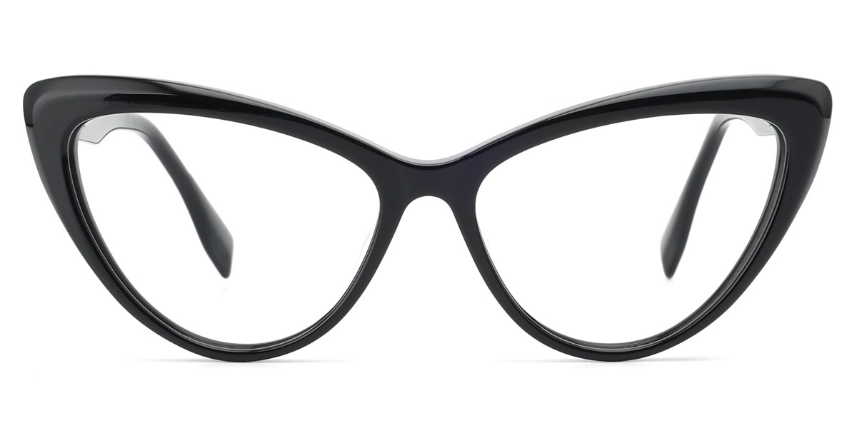 Cateye Cherie-Black Glasses