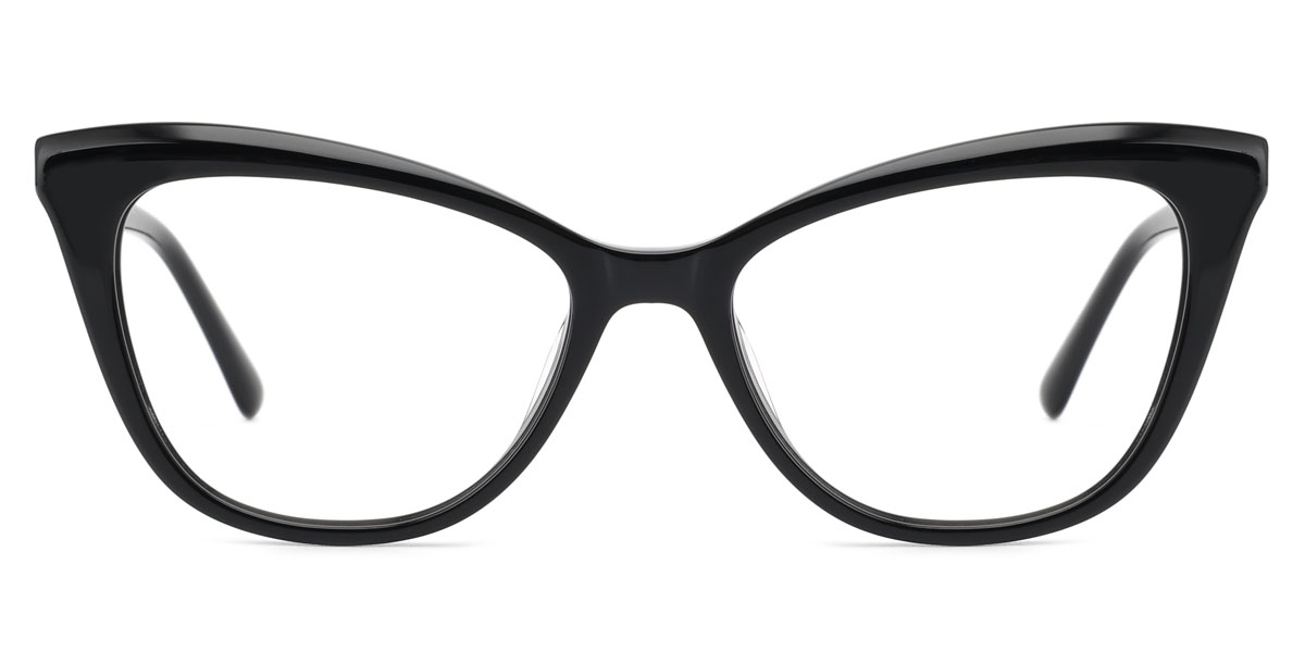 Cateye Edna-Black Glasses
