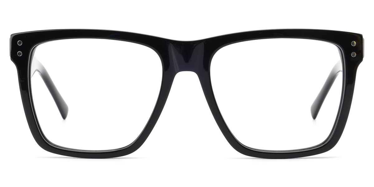 Square Myshine-Black Glasses