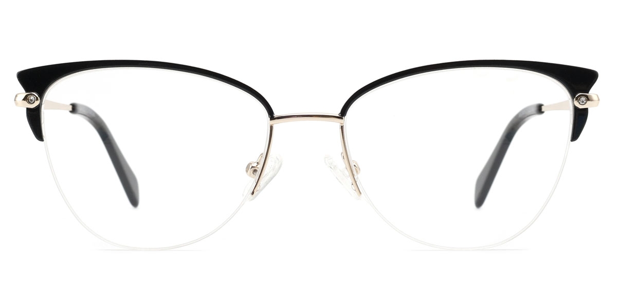 Oval Dakota-Black Glasses