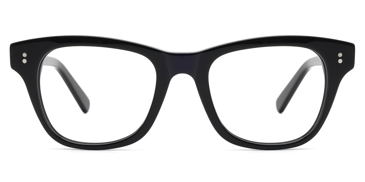 Rectangle Shenks-Black Glasses