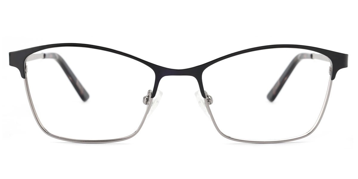 Rectangle Skart-Black Glasses