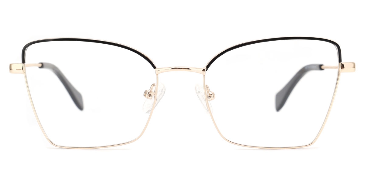 Rectangle Squareio-Black Glasses