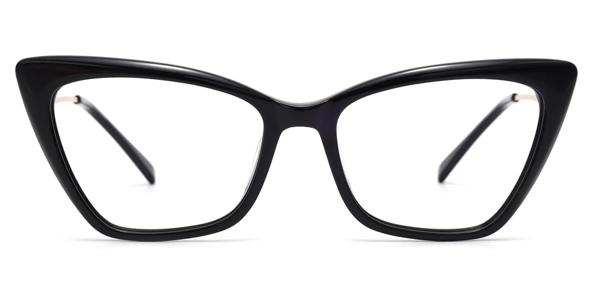 Cateye Fashionista-Black Glasses