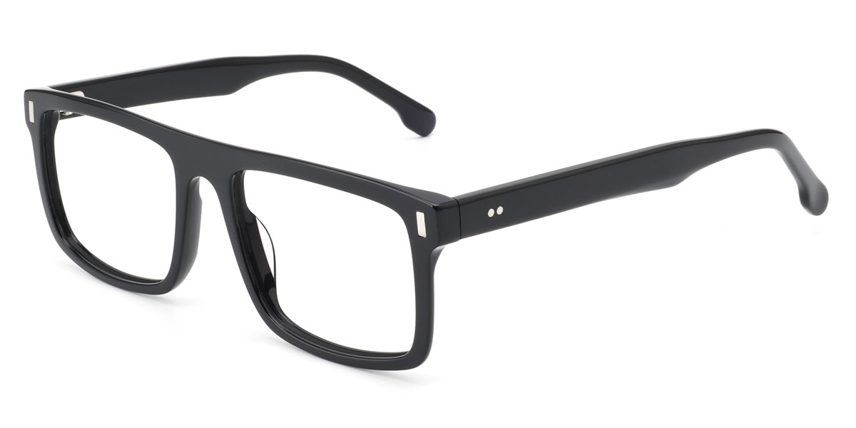 Square Vauser-Black Glasses