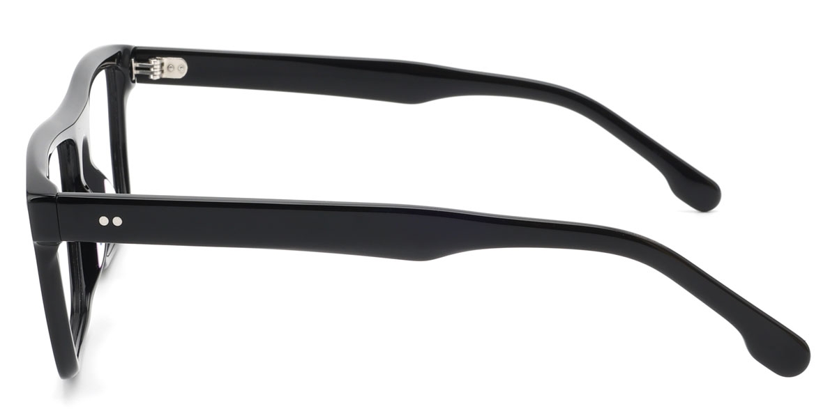 Square Vauser-Black Glasses