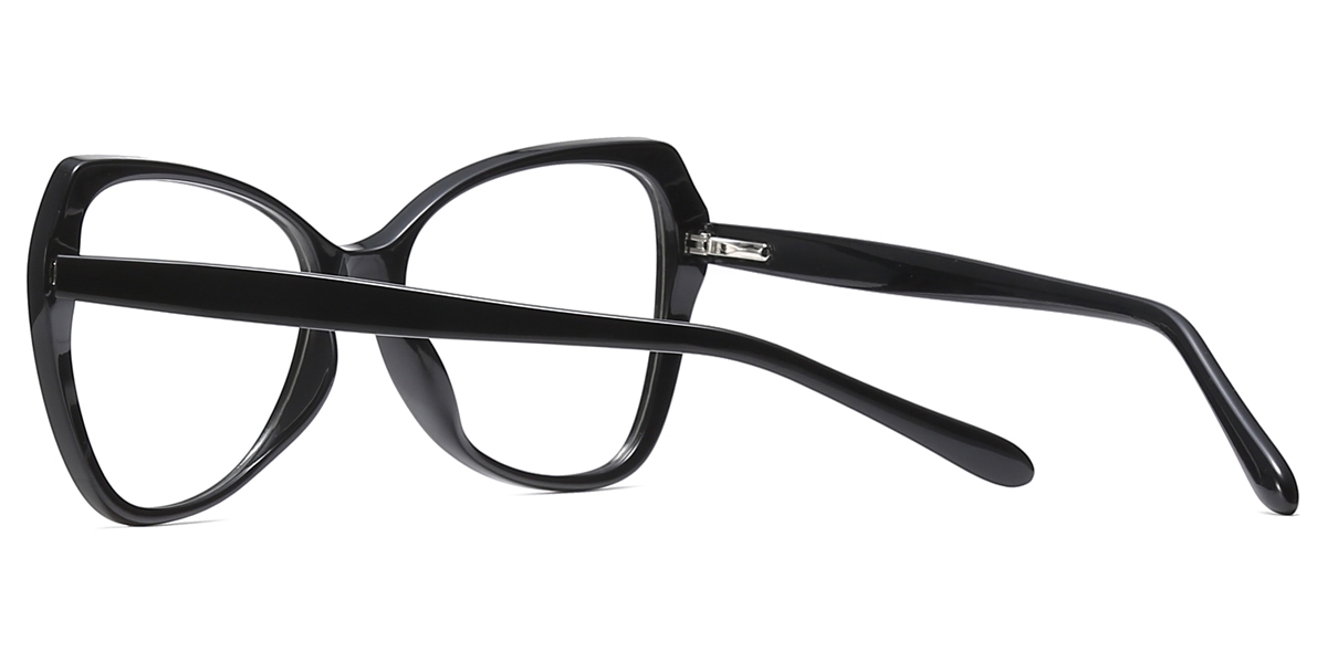Oval Goonan-Black Glasses