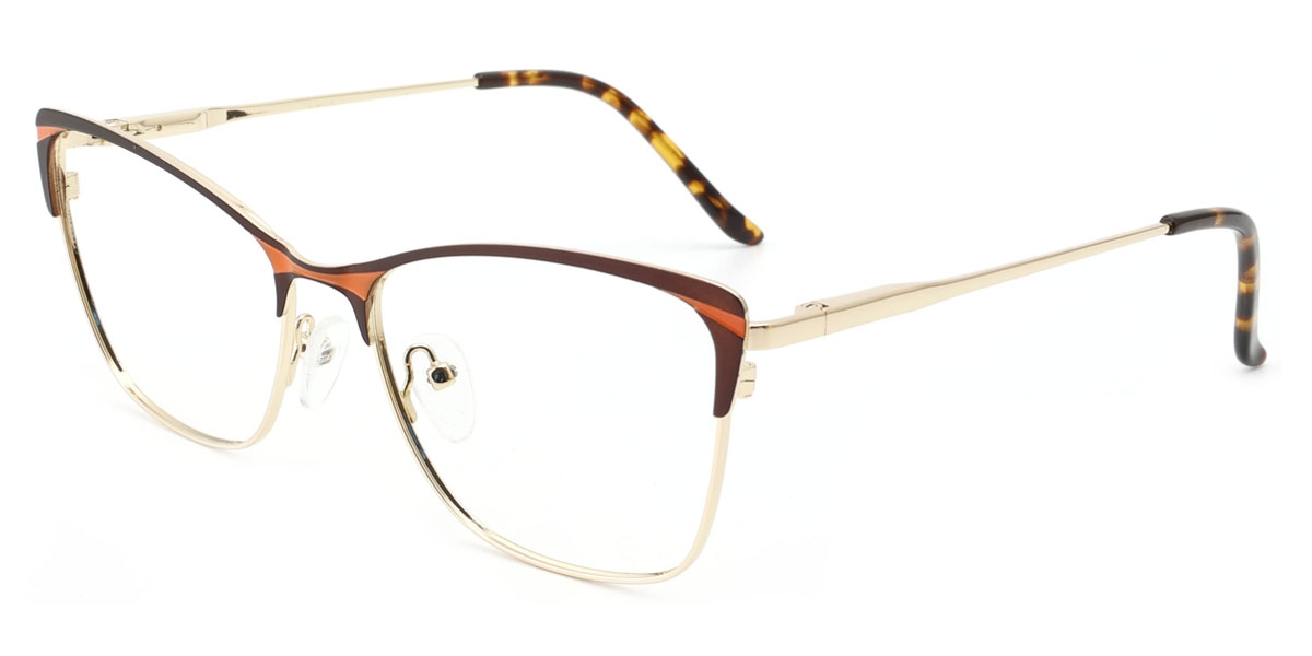 Cateye Apollo-Brown Glasses