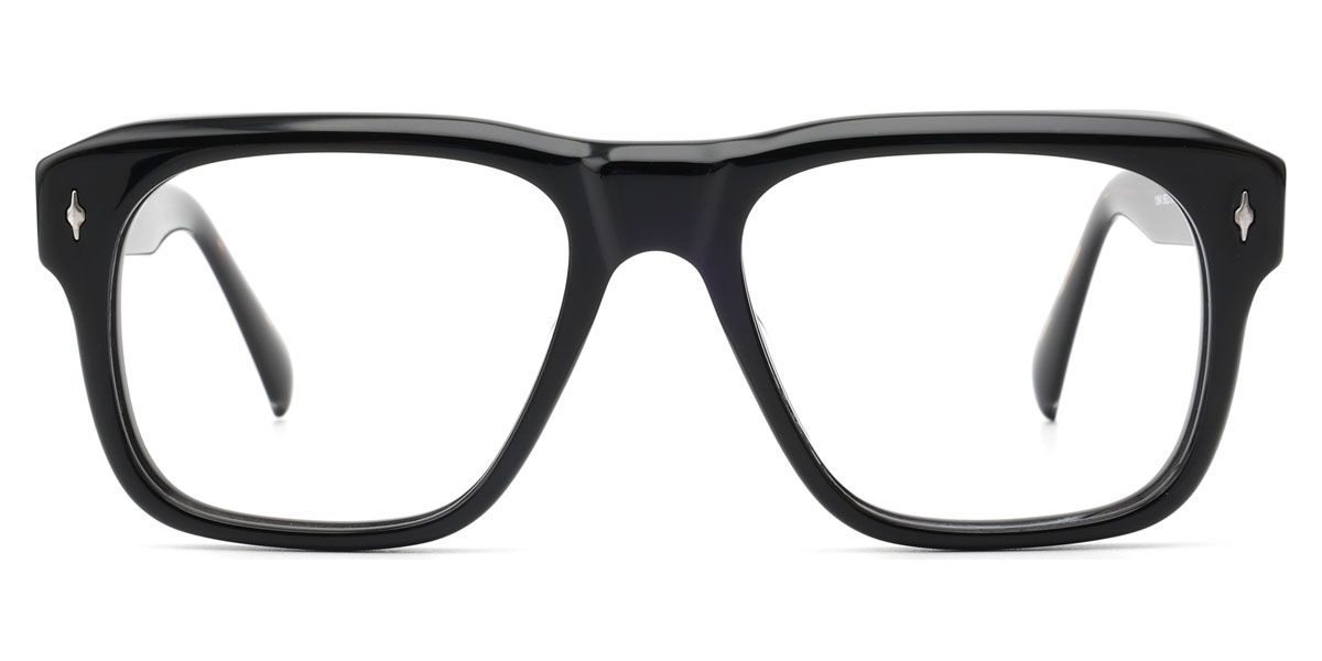 Square Snyder-Black Glasses