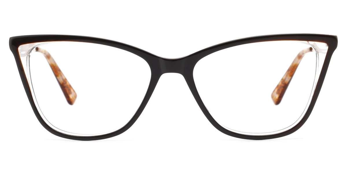 Cateye Deepened-Brown Glasses