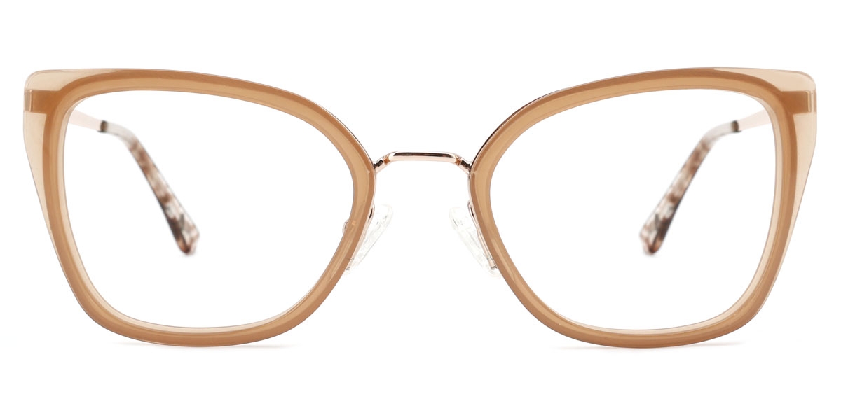 Square Backflash-Brown Glasses