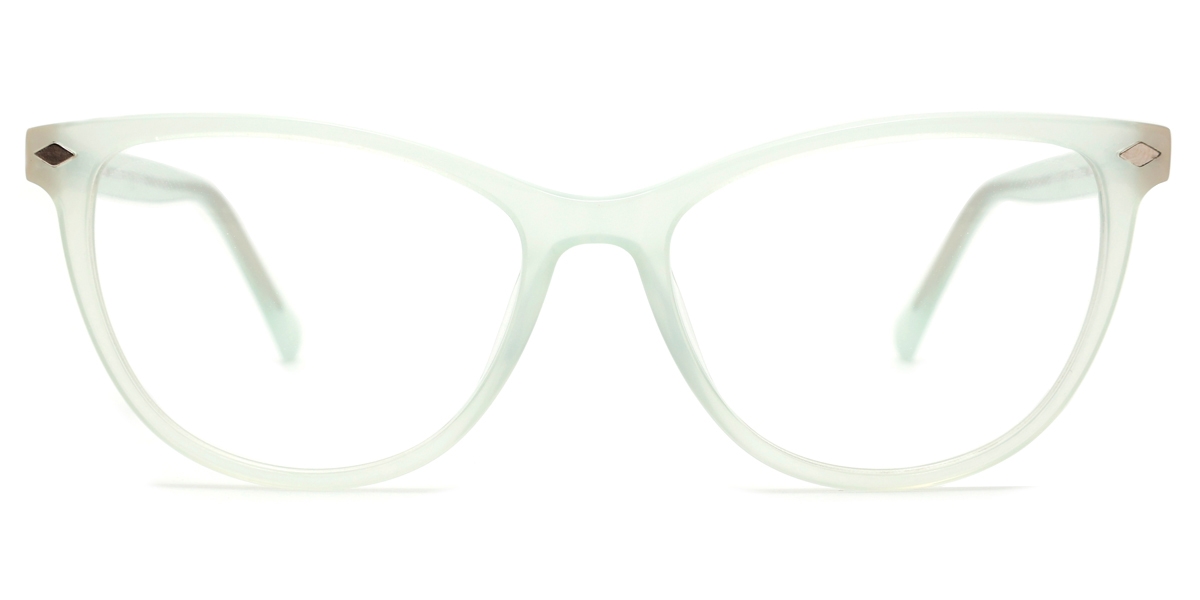 Oval Vikki-Green Glasses