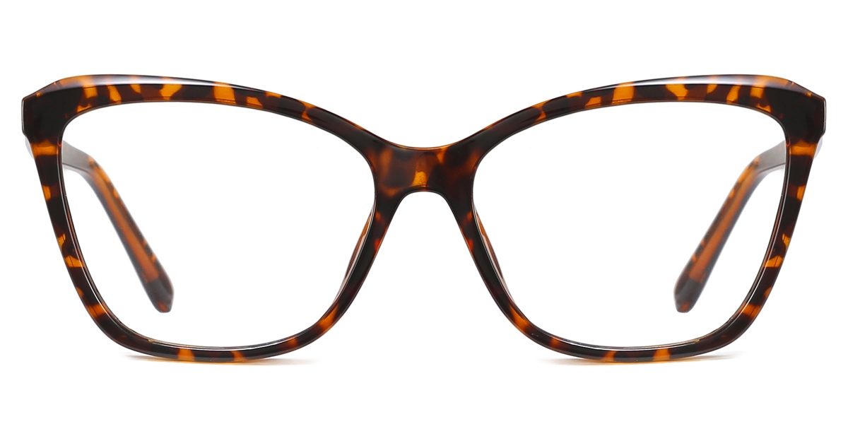 Square Marie-Tortoise Glasses