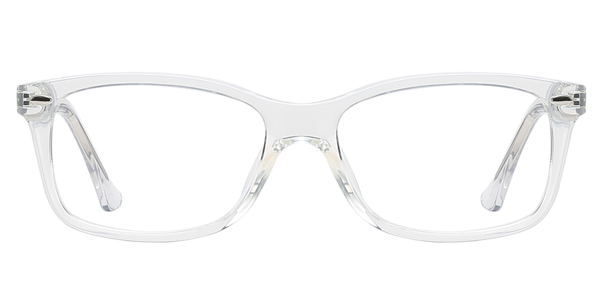 Square Wiggins-Clear Glasses