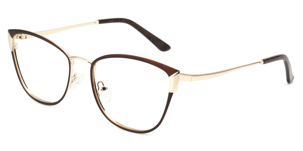 Rectangle Gracile-Brown Glasses