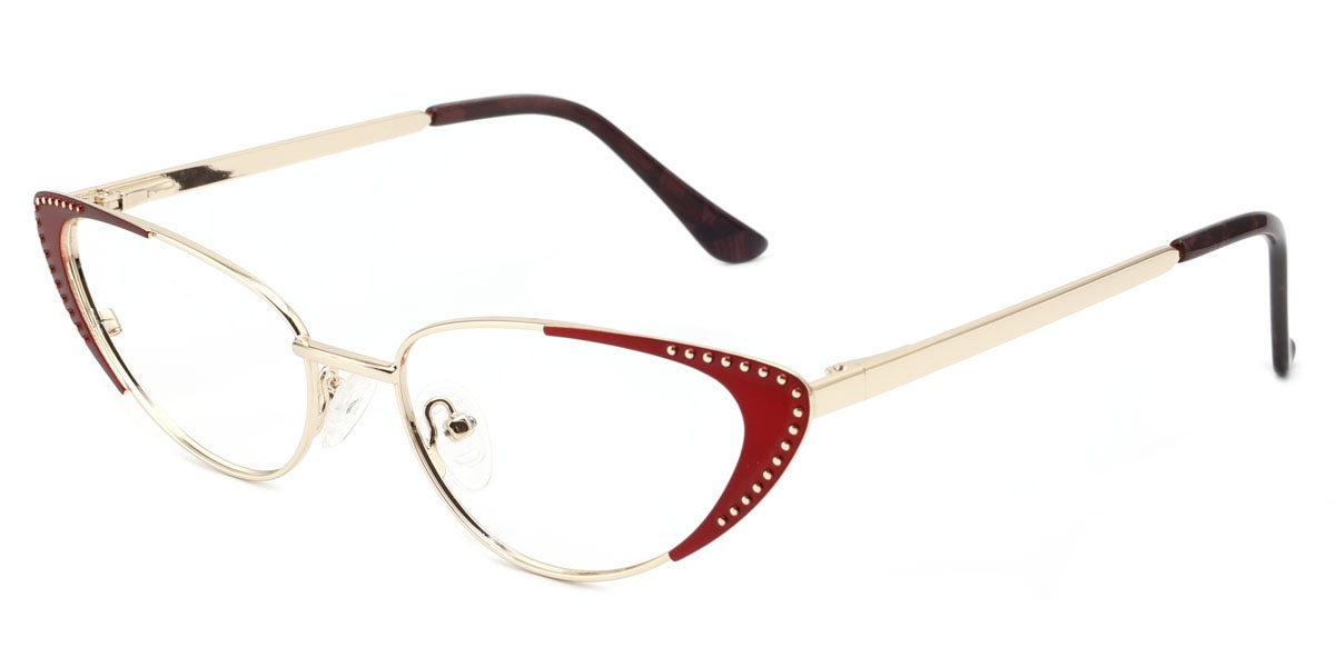 Cateye Vigo-Red Glasses