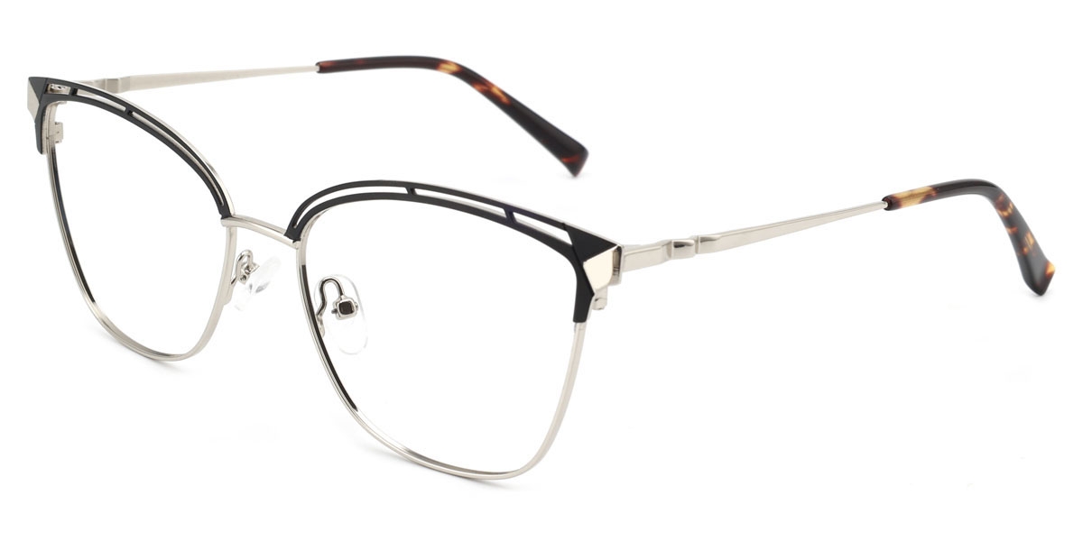 Cateye Monalisa-Silver Glasses