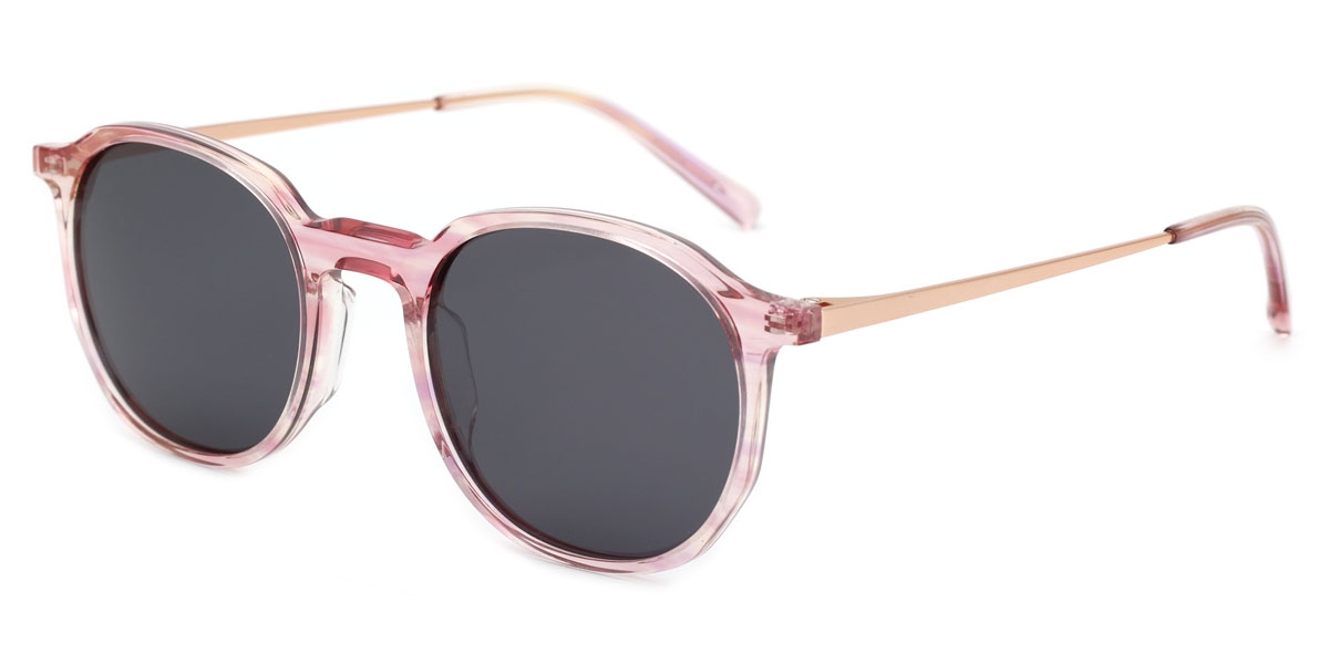 Oval Sade-Pink Glasses