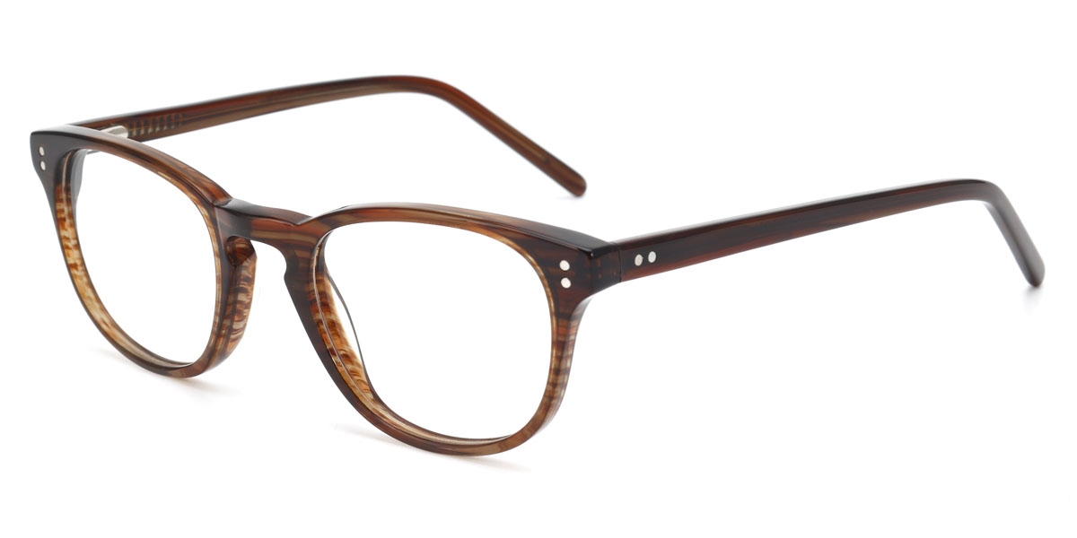 Oval Lagarde - Brown Glasses