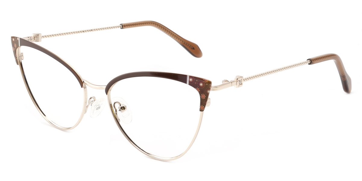 Cateye Finn-Brown Glasses