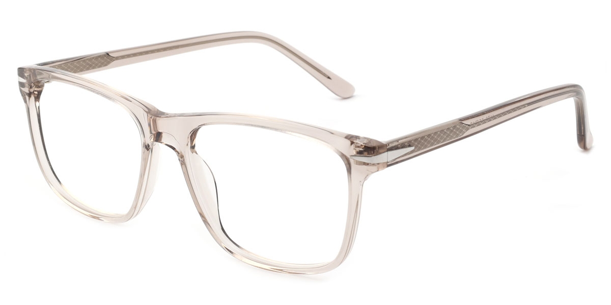 Rectangle Volt-Brown Glasses