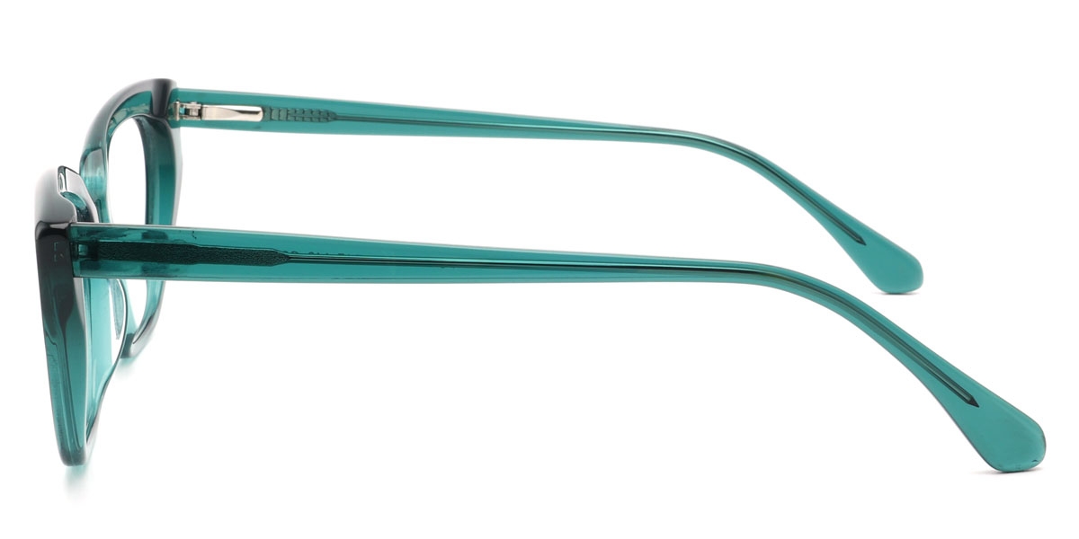Cateye Misty-Green Glasses
