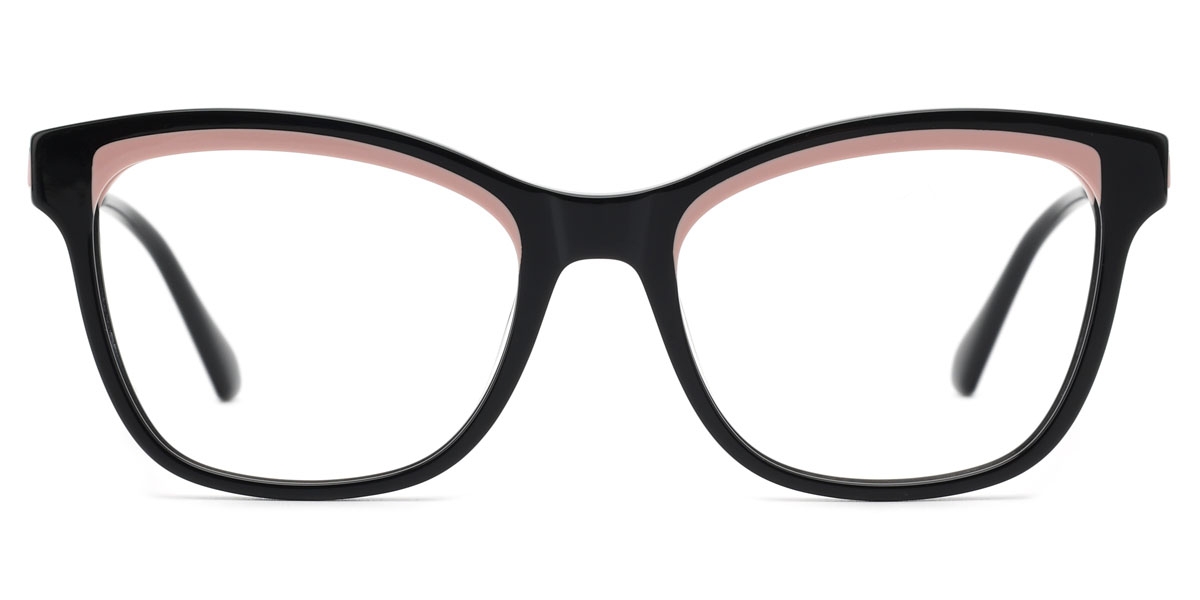 Oval Scentos-Black Glasses