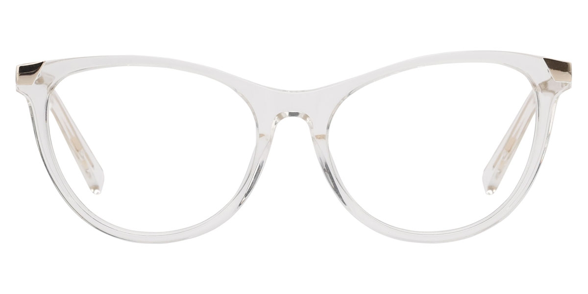 Oval Lyons-Clear Glasses