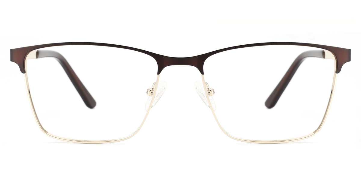 Rectangle Lucid-Brown Glasses