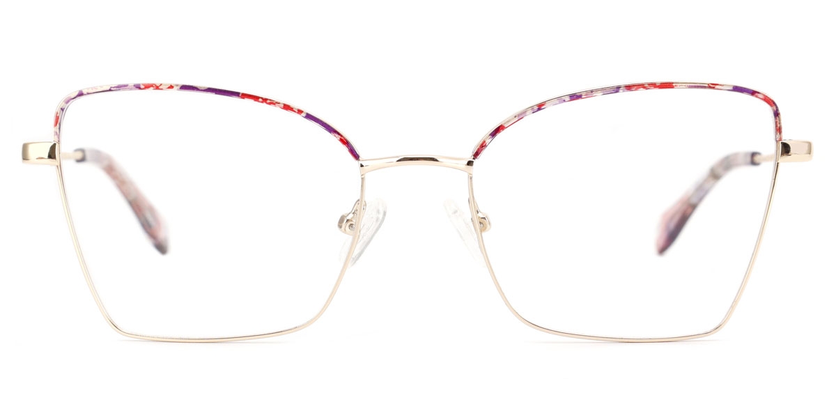 Rectangle Squareio-Purple Glasses