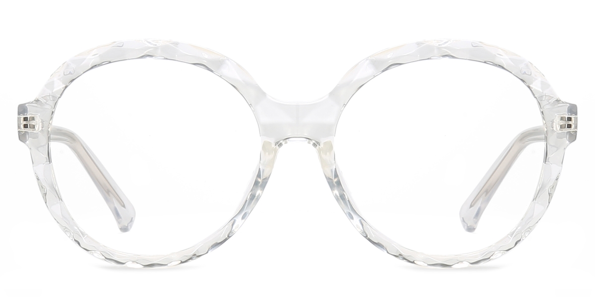 Round Grimes-Clear Glasses