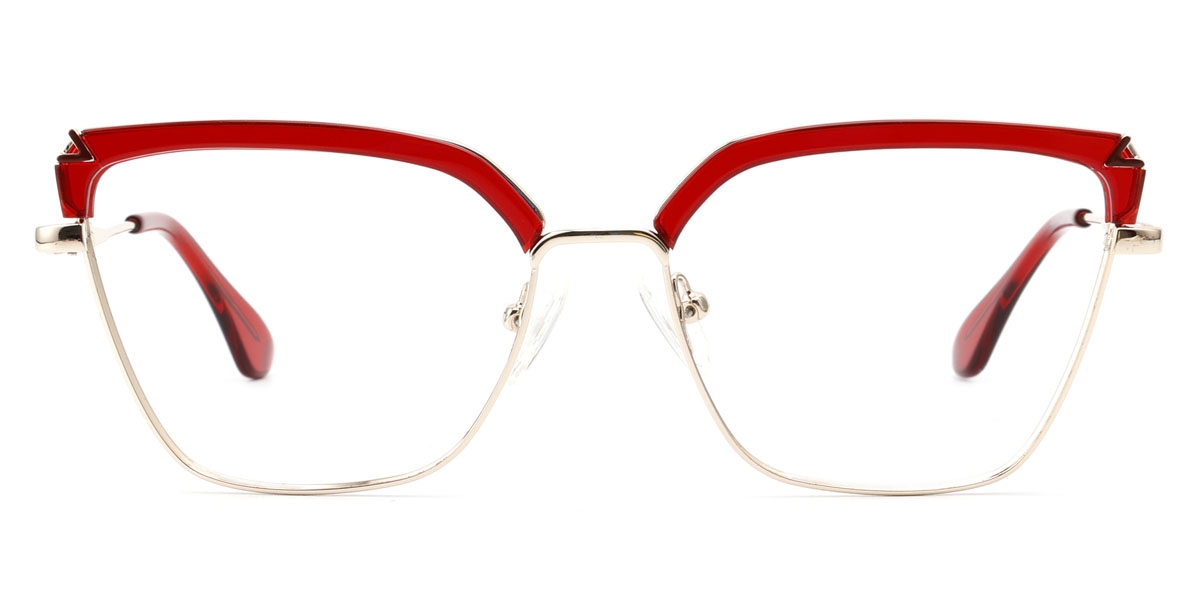 Rectangle Nina-Red Glasses