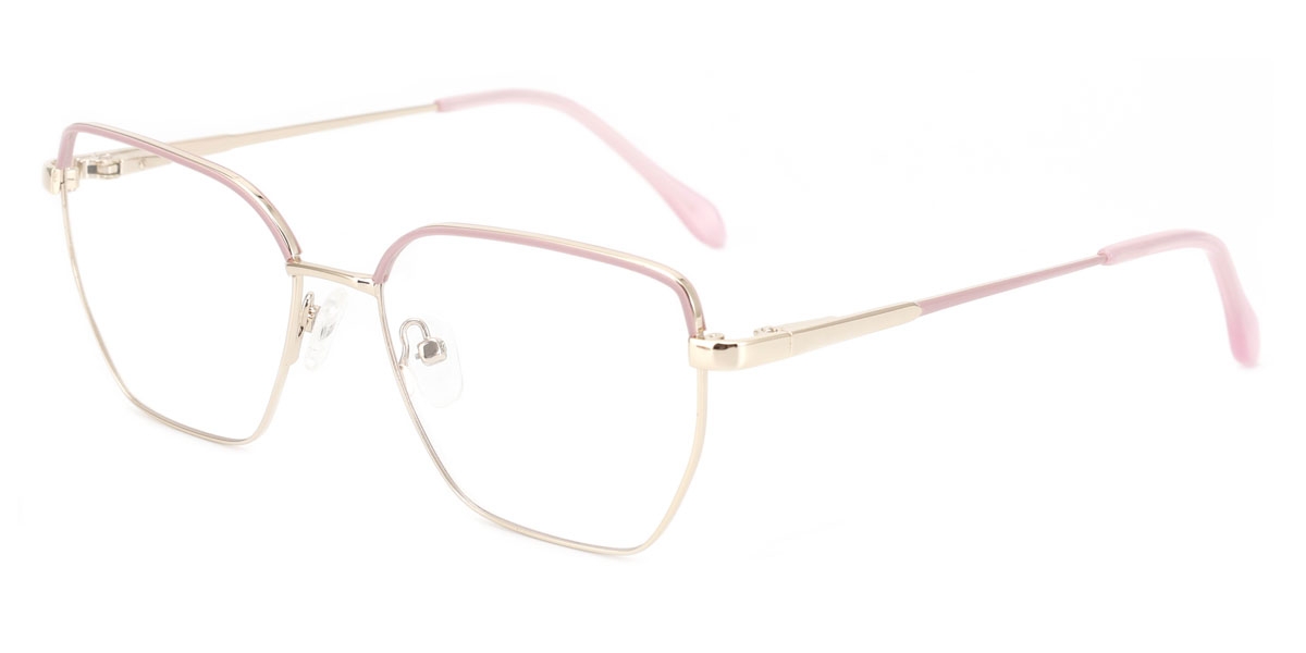Geometric Rexy-Pink Glasses