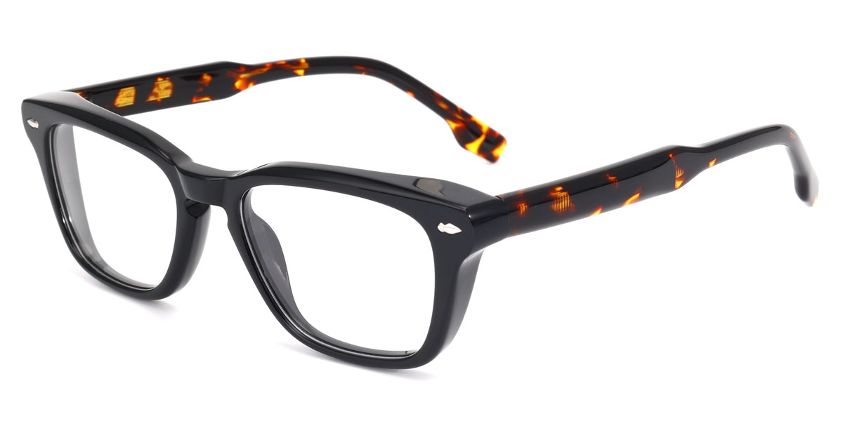 Square Lancer-Black Glasses