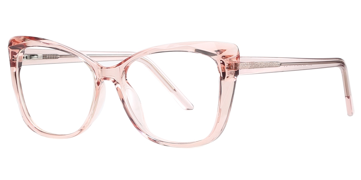 Square Behanna-Pink Glasses
