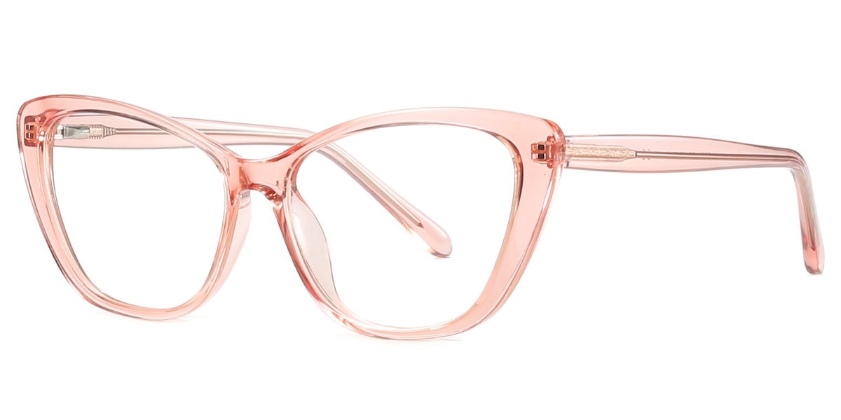 Square Bruce-Pink Glasses