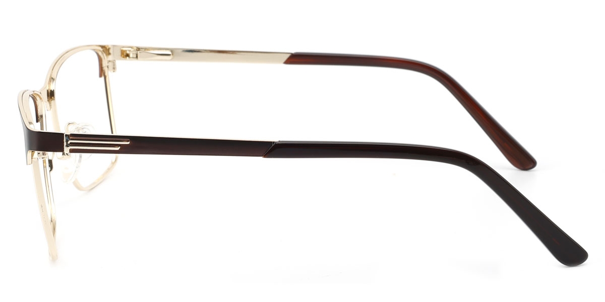 Rectangle Lucid-Brown Glasses