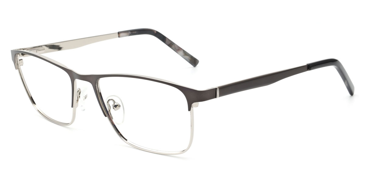 Square Capitano-Grey Glasses