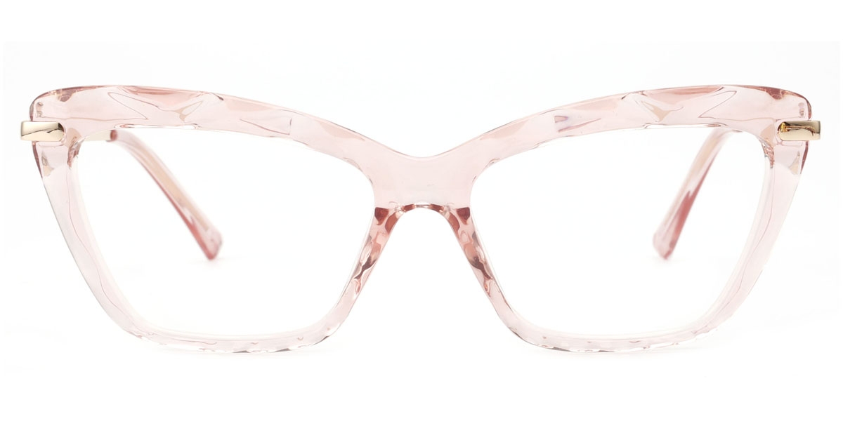 Cateye Crys-Pink Glasses