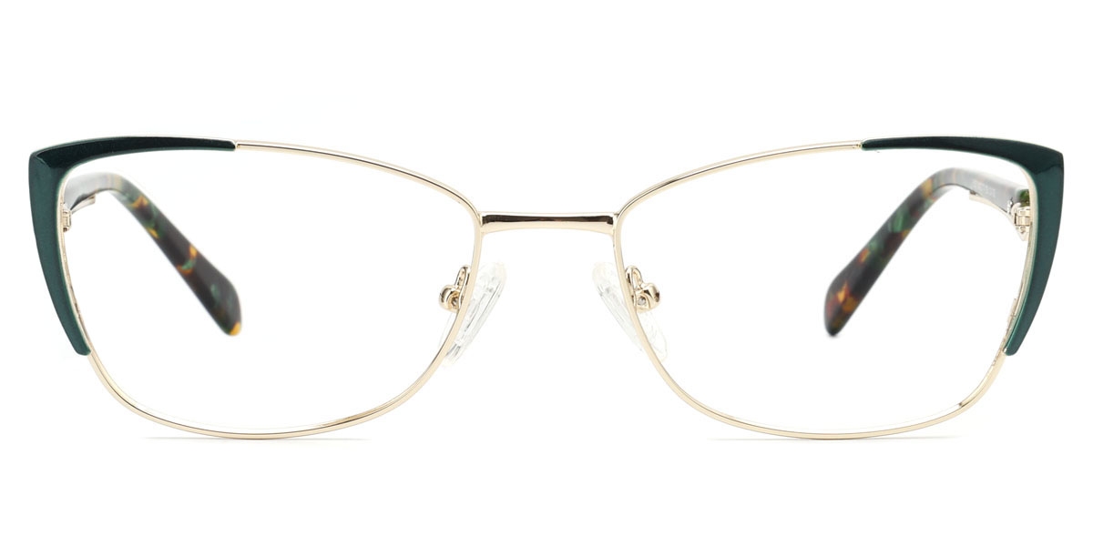 Oval Unifo-Green Glasses