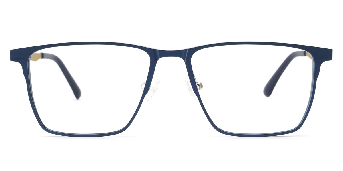 Rectangle Ying-Blue Glasses