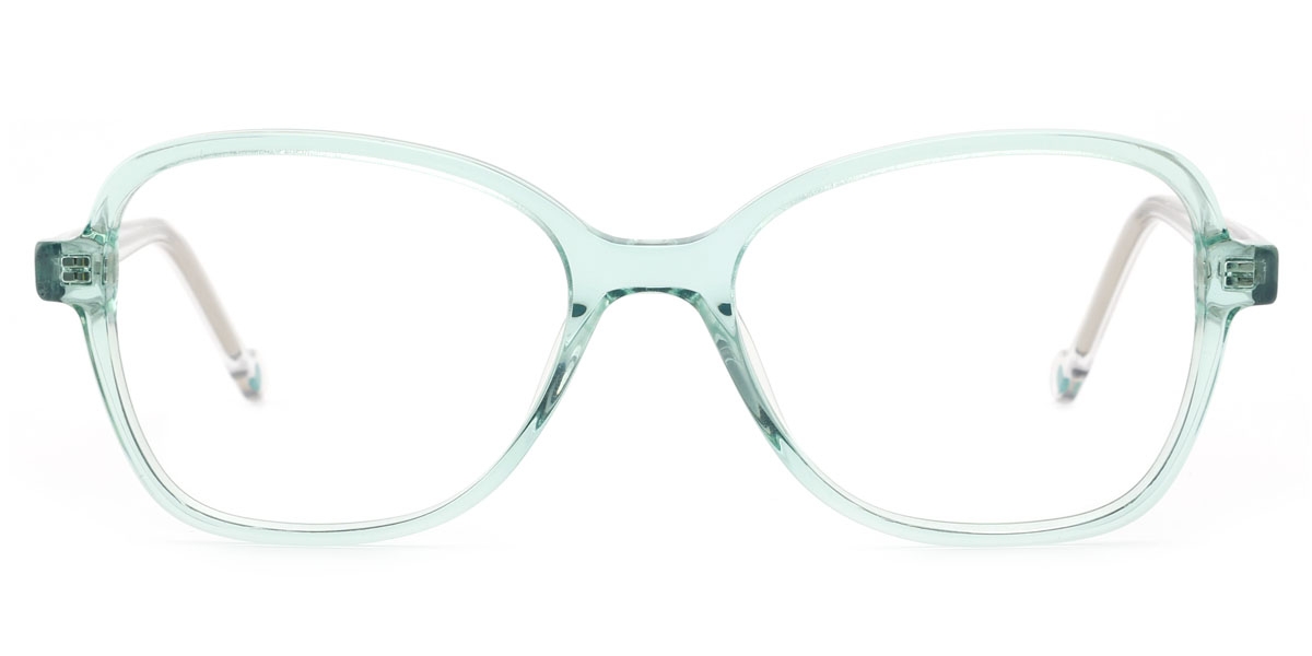 Oval Cornelia-Green Glasses