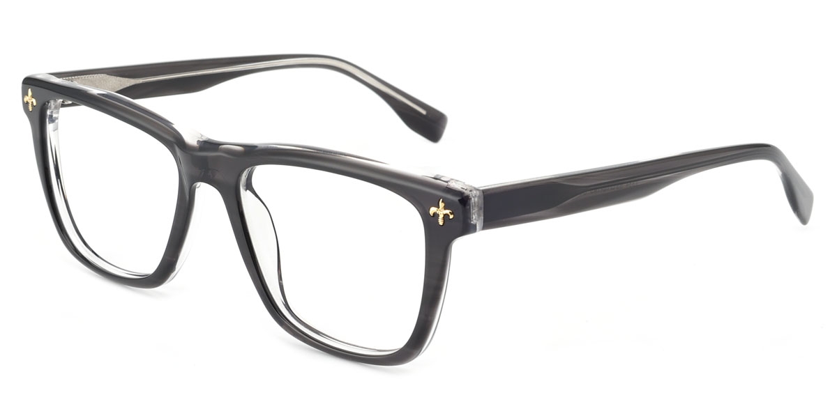 Square Roy-Stripe Glasses
